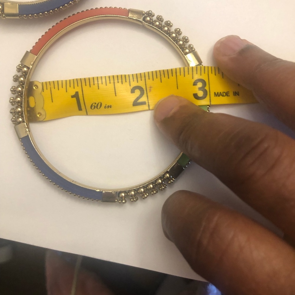 Trendy Multi colored bangles - Picture 7 of 10
